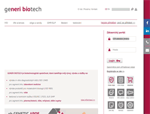 Tablet Screenshot of generi-biotech.com